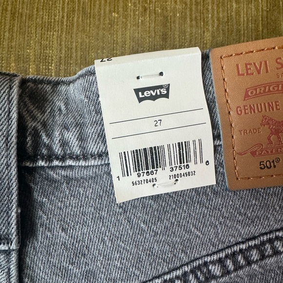 Levi's Premium 501° ORIGINAL FIT HIGH RISE WOMEN'S SHORTS - Picture 6 of 7